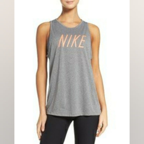 Nike Tops - Nike Tank Top Womens XS Gray Dri Fit Sleeveless Shirt